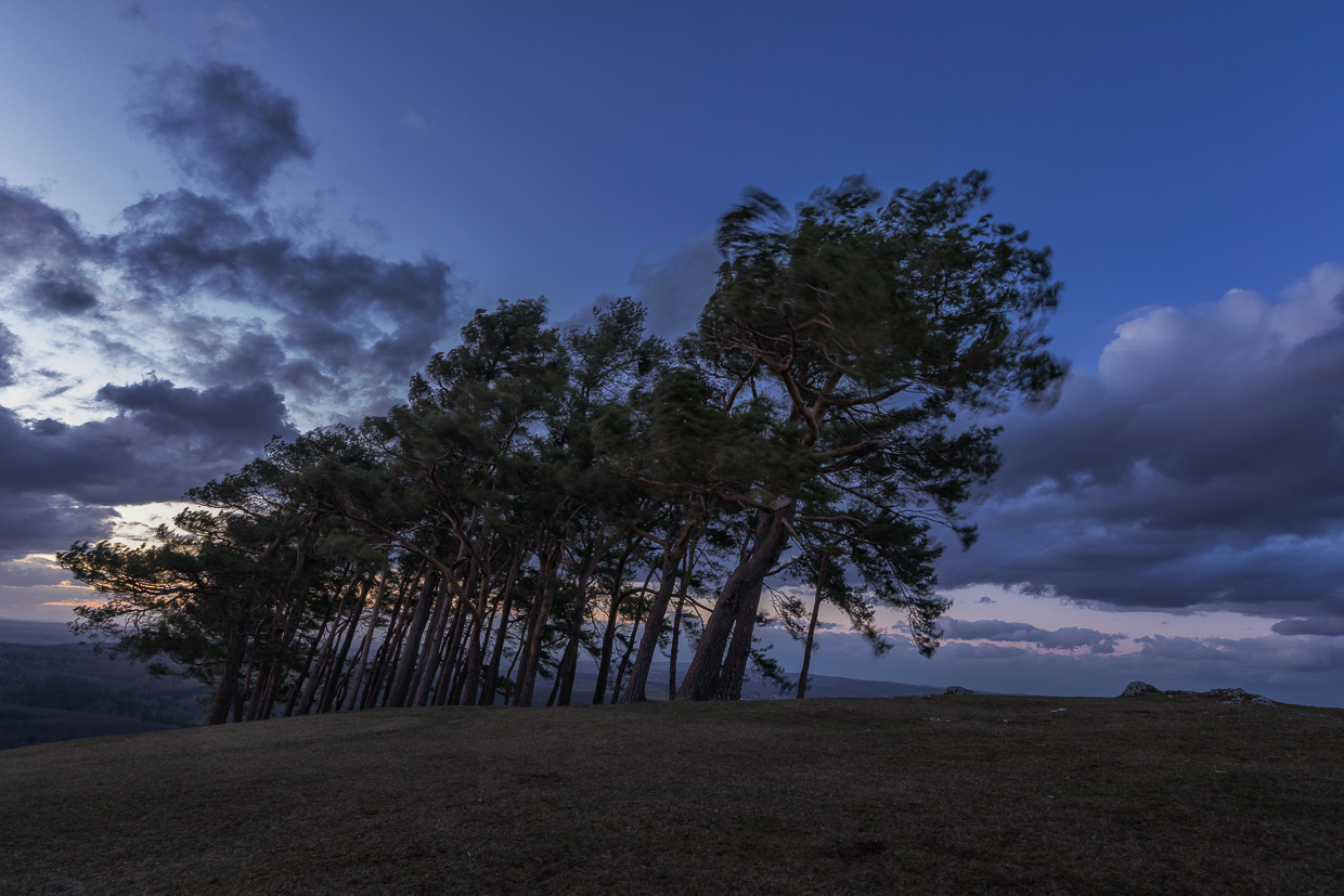 Hohenbol in der Abenddämmerung