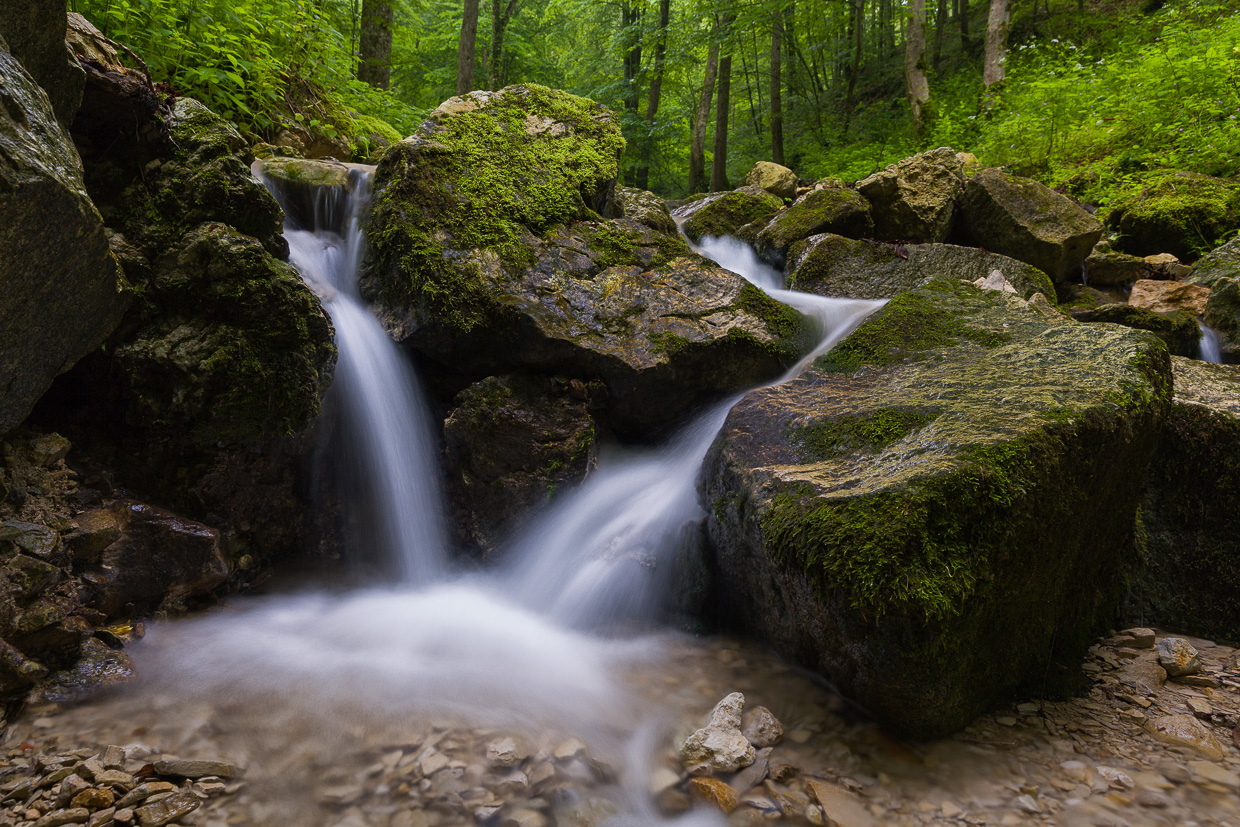 Wasserfall am Wittlinger Bach