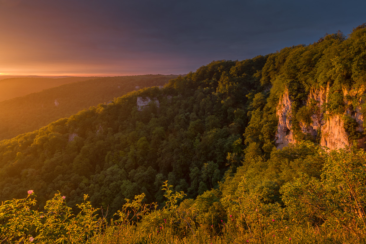 Lichtstimmung am Rutschenfelsen