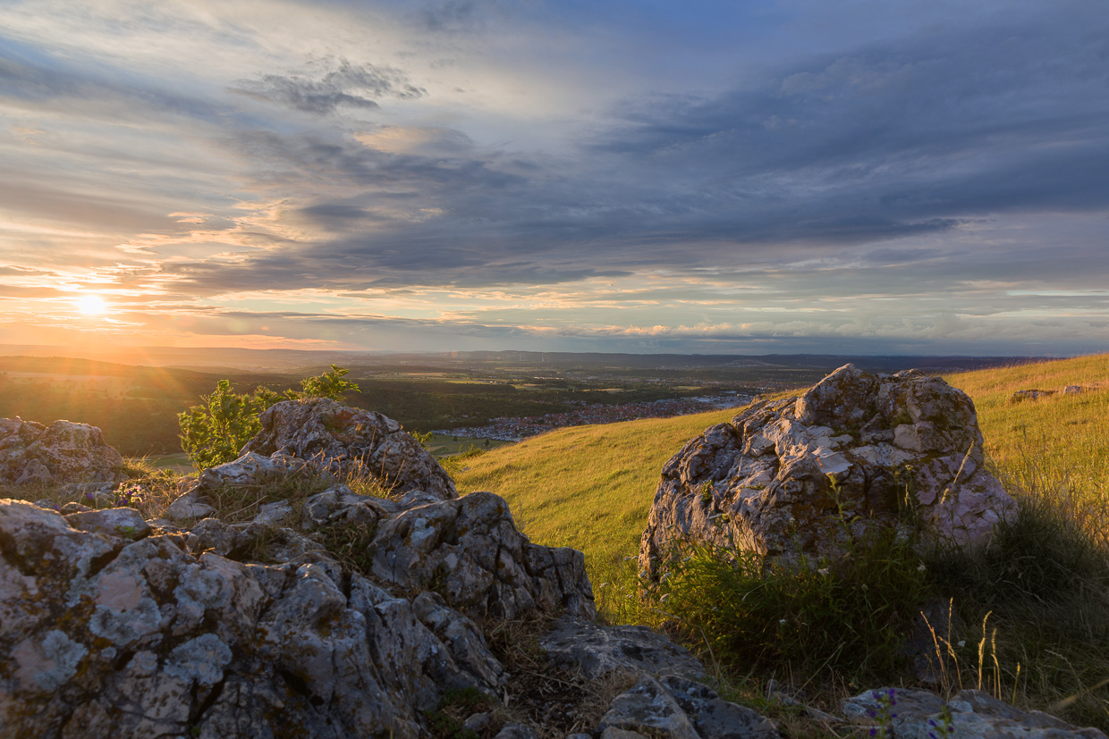Sonnenuntergang am Hohenbol