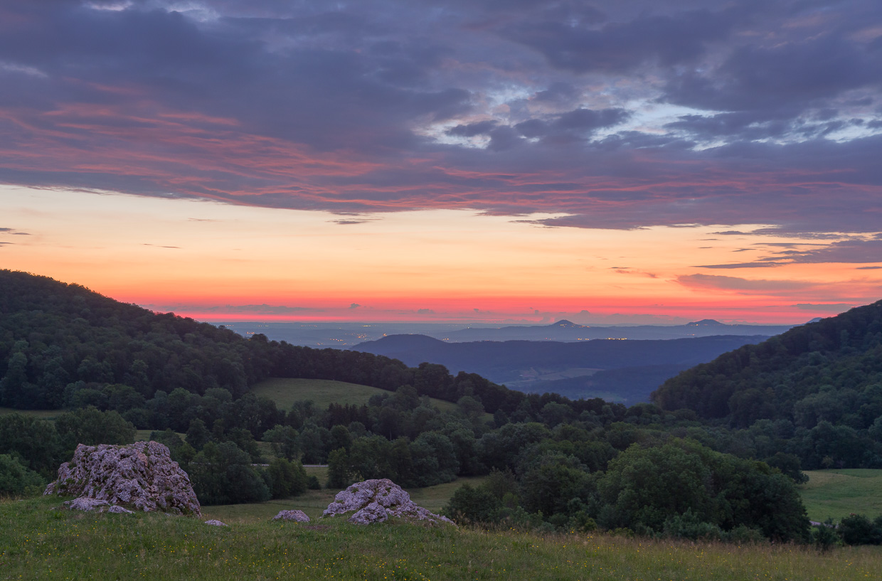 Tagesanbruch am Randecker Maar