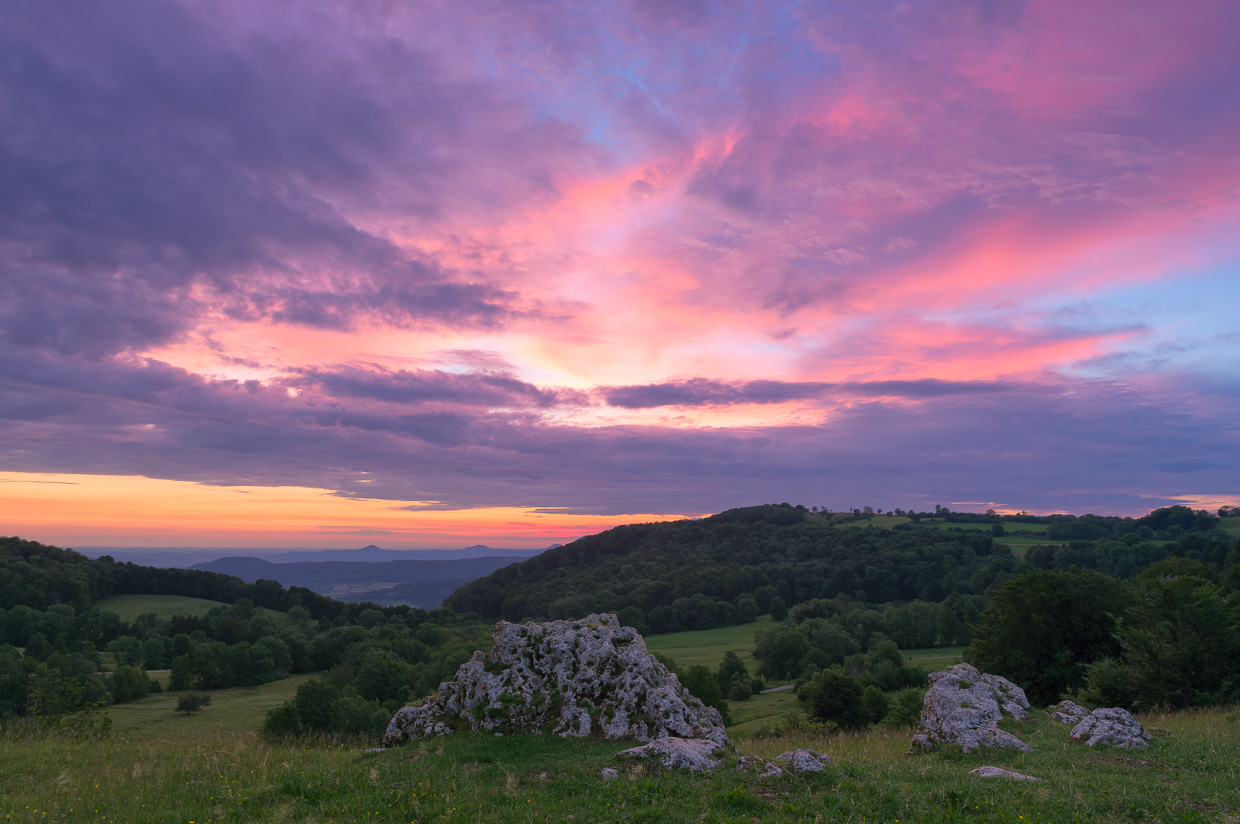 Morgenstimmung über dem Randecker Maar
