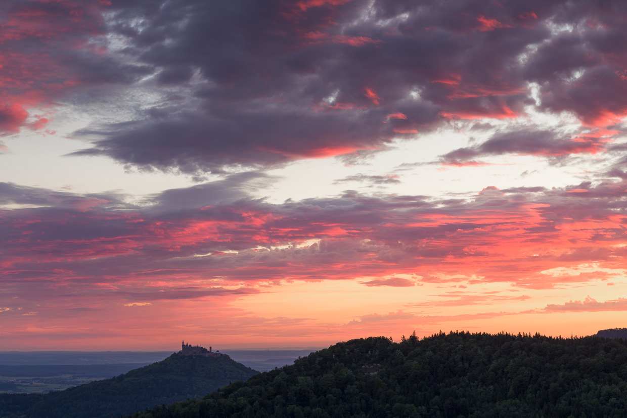 Zollernblick bei Tagesanbruch
