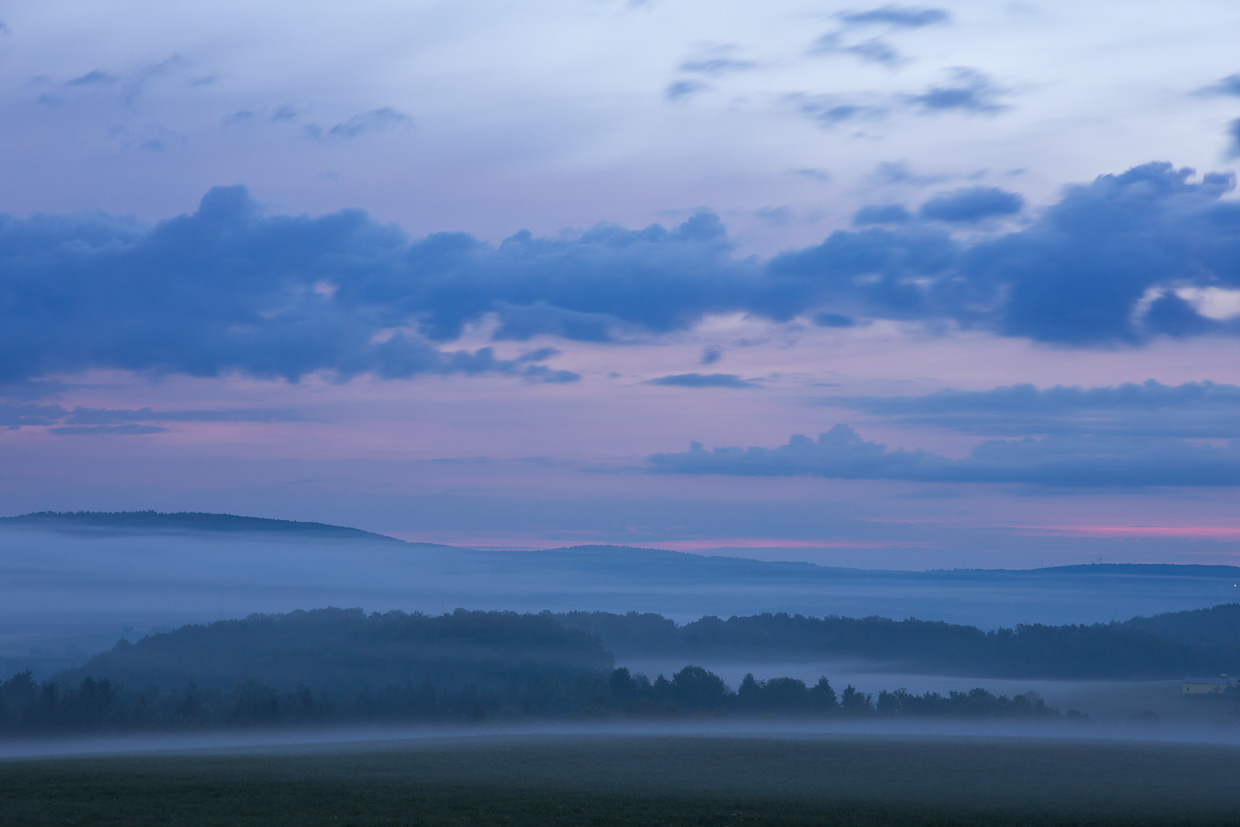 Frühnebel bei Eglingen
