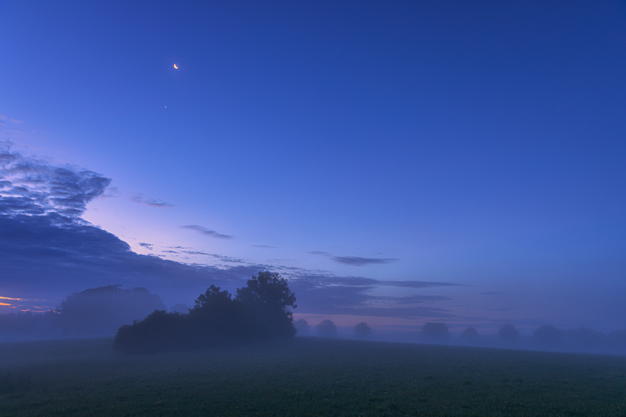 Blaue Stunde bei Bernloch