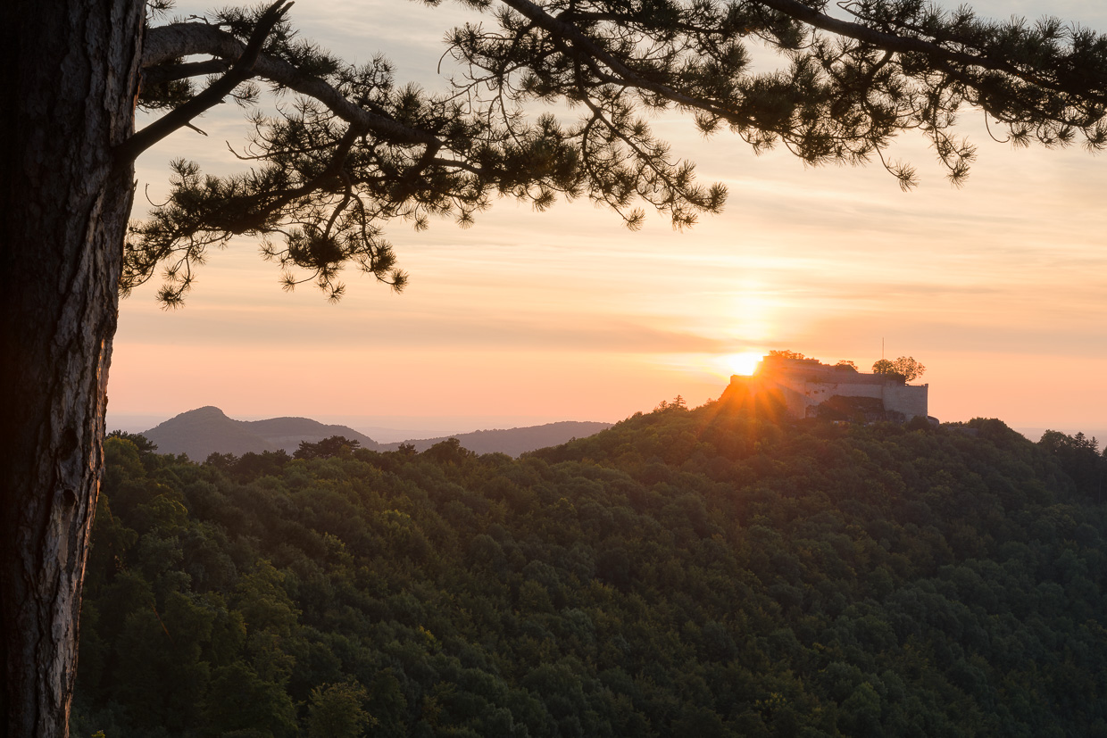 Blick auf Hohenneuffen