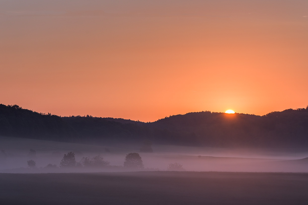 Sonnenaufgang bei Undingen
